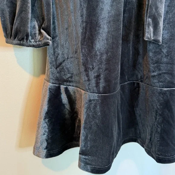 Dex Charcoal Long Sleeve Mini Dress - Picture 3 of 7